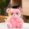 1 Piece 23cm Graduation Bear Plush Toy Cute Animals Bear Soft Doll Throw Pillow Boys Girls Students Graduation Gift Party Decor