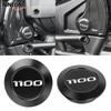 Для Honda Rebel CMX1100 CMX 1100 2021-2025 Декоративная накладка на раму Заглушки для отверстий в раме Комплект декоративных заглушек рамы Алюминий Черный