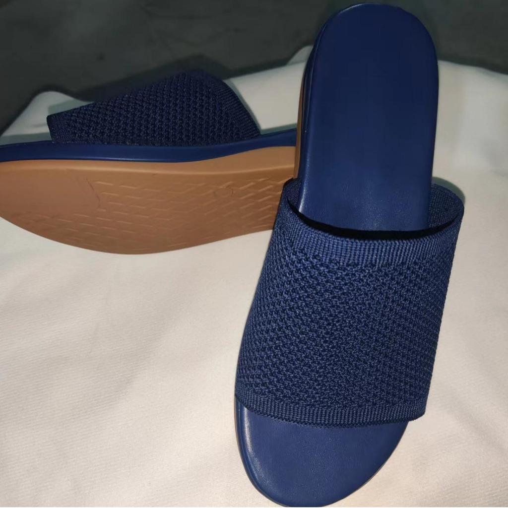 Весна/Лето 2022 Женские вязаные сандалии на толстой подошве, размеры 36-43