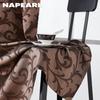 1 шт. NAPEARL 50-60% затемняющие коричневые европейские жаккардовые полузанавесные шторы с балдахином для гостиной, спальни, домашнего декора