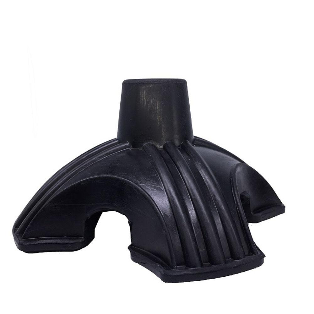 Self Standing Four Base Support Anti Skid Walking Stick End Bottom Rubber Pad Crutch Pad Cane Tip