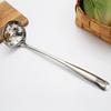 Colander Soup Spoon Anti-scalding Long Handle Thick Stainless Steel Strainer Skimmer Porridge Hot Pot Spoon Cooking Tools