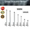 12В IP54 500Н 50-400мм Электрическая промышленность Подъемник Открыватель двери Подъемный инструмент Номинальная скорость Изысканный белый Линейный привод Мотор
