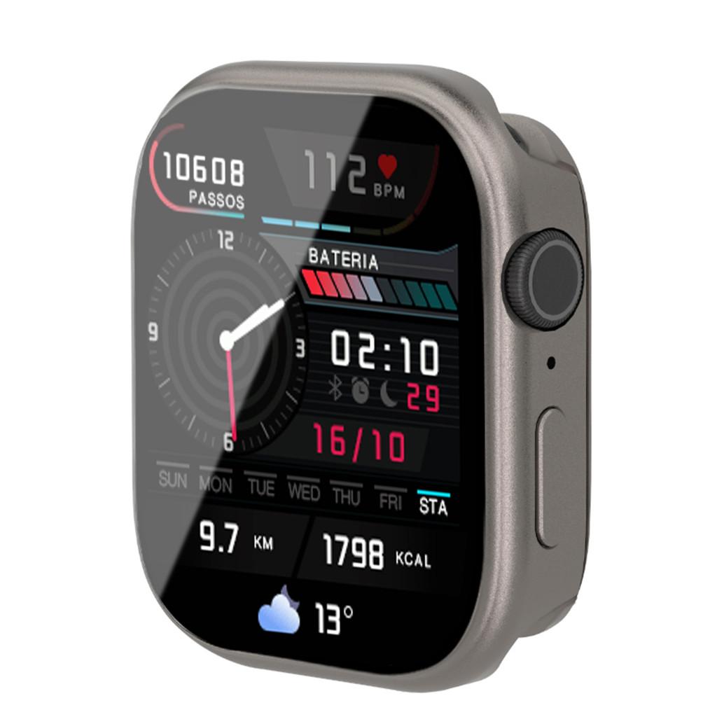 Металлический корпус для Apple Watch Series 11 10 42мм 46мм Защитная крышка экрана для IWatch Ultra 3 49мм 9 8 7 45мм 6 5 4 SE3 2 1 44мм