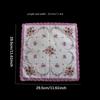 9 шт. хлопковые носовые платки для женщин элегантные красочные квадратные женские