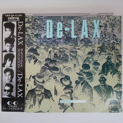 CD DELAX Sensation 33KD139 For Life Record 1988 Япония Рок Б/у