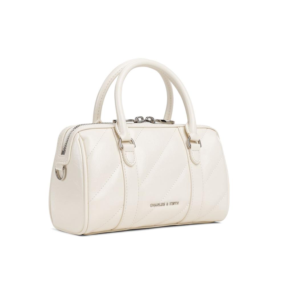 Charles & Keith Multi-Way Chain PU Boston Bag Women handbags CK2-30151559