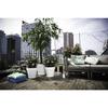 ELHO Round Flower Pot LOFT URBAN - 48 L - Ø 50 X H.44 Cm - White - Plastic