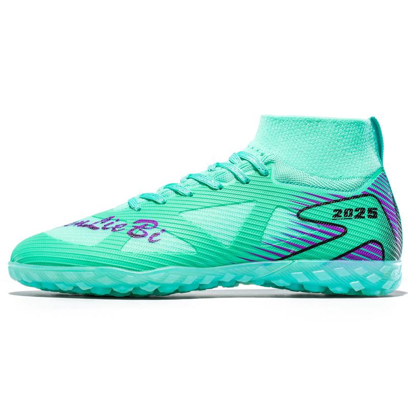 New Football Shoes Ag Long Nails Tf Broken Nails Men'S And Women'S Football Shoes High-Top Outdoor Training Football Shoes