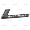 Polyethylenel  Black Series Emblem Fit C E Class SL65 SLS C63 Rear Trunk Sport Modification Badge