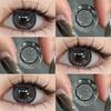 MillCreek 2pcs/Pair Myopia Contact Lenses 14.2mm Soft Eyes Yearly Use Natural Contact Lens with Grade 0.00~-8.00 Color Contact Lens Cosmetics For Eyes