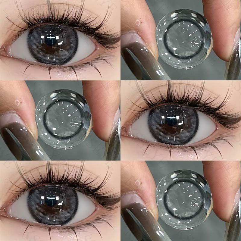 MillCreek 2 шт./пара контактных линз для близорукости 14,2 мм мягкие глаза годового использования натуральные контактные линзы с классом 0,00 ~ -8,00 цветные контактные линзы косметика для глаз