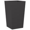 Plant Pot Black 45x45x75 cm Steel