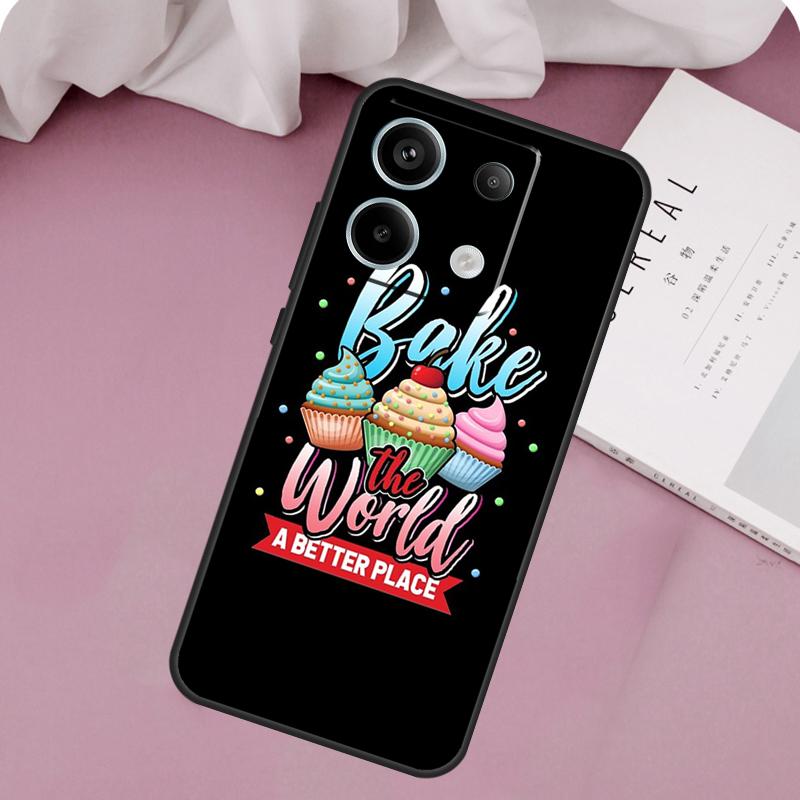 Кейс для выпечки, кулинарии, шеф-повара Для Xiaomi Redmi Note 14 13 12 11 10 9 15 Pro Plus Redmi 14C 10C 12C 13C 15C 15 Чехол