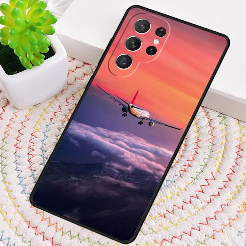 Чехол для телефона с изображением самолета, для путешествий, для Samsung Galaxy note 10 pro S26 Ultra S23 S24 FE S25 S21 S22 PLUS, ударопрочный