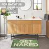 Get Naked Коврики для ванной Нескользящий Смешной Коврик для ванной Машинная стирка Неправильной формы Коврик для душа Водопоглощающий Коврик для ванной