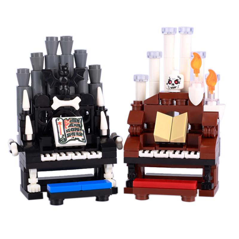 Набор конструктора MOC Bricks Игрушки DIY Тыквенная Голова на Хэллоуин Набор Строительных Блоков Фигурки Скелета Солдата Рождественский Подарок на Хэллоуин для Детей