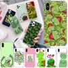 Kermit the Frog Meme Phone Case for Iphone 12 Pro Max 11 Pro XS MAX 8 7 6 6S Plus X 5S SE 2020 XR Cover