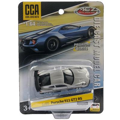 Игрушечная модель гоночного автомобиля Porsche 911 GT2 RS серии 1/64, литая под давлением металлическая литая коллекция свободных колес в подарок для мальчиков