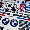 For BMW M Performance Decorative Car Stickers BMW Car Interior Modification Waterproof Locomotive Fuel Tank Reflective Stickers