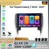Для Toyota Camry 7 2014-2017 Android 13 автомобильный стерео блок мультимедиа радио 4G wifi GPS беспроводной Carplay 2 Din экран