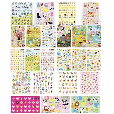 Petit Fancy Наклейки с милыми животными (по 10 шт. каждая) — 27 вариантов (трехмерные/корейские/украшения/скрапбукинг своими руками)