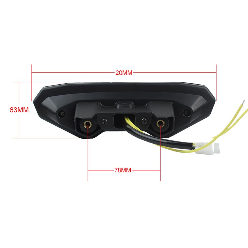 Яркий светодиодный задний фонарь для мотоцикла с поворотниками для YAMAHA