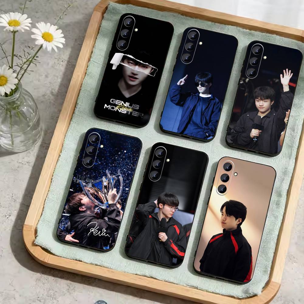 Чехол для телефона Faker для Samsung Galaxy A73, 21, 22, 32, 71, 53, 52, 51, 80, 5G, мягкий черный чехол