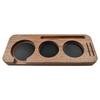 Universal Walnut & Beech Coffee Tamper and Accessory Storage Base
