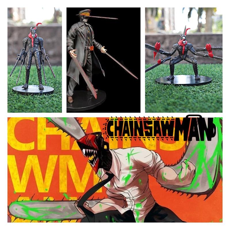 Demon Slayer Chainsaw Man Collectible Pvc Action Figure Teenagers