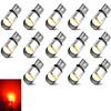 T10, Автомобильный светодиод, Подсветка салона, Габаритный огонь, Салонный свет, Подсветка номерного знака, Подсветка багажника, Габаритный огонь, Задний фонарь, Упаковка из 14 шт. (красный)