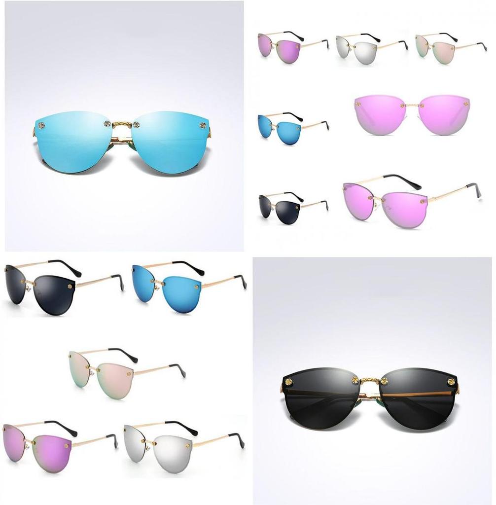 Stylish Steampunk Vintage Cat Eye Polarized Sunglasses For Fashionable Ladies