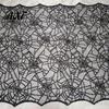 Versatile Coffee Table Runner Spider Web Runner, Black Lace Gothic Tablecloth Cobweb for Halloween Dining Decoration