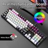 Gaming Mechanical Keyboard Type-c Wired Keypad Blue Red Switch for Laptop PC Punk Keyboards with LED Backlight Gamer Keyboard