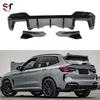 2022 BMW X3M F97 Комплект диффузора-губы заднего бампера из углеродного волокна