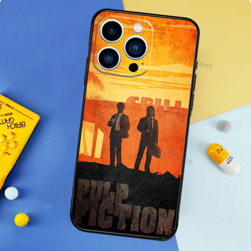 Чехол Pulp Fiction для iPhone 13 Pro Max 12 Mini 11 14 15 16 XS MAX XR Plus Силиконовый чехол для телефона