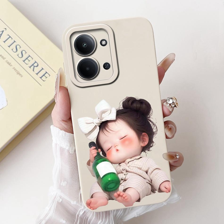 Для Xiaomi Poco C85 4G Милый Кролик Кошка Мультяшный Чехол Для Poco C85 C 85 4G Ударопрочный Мягкий Силиконовый Чехол