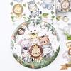 81pcs/Set Forest Animal Themed Birthday Party Decoration Jungle Animal Paper Plates Cup Napkins Straw Baby Shower Decor Supplies