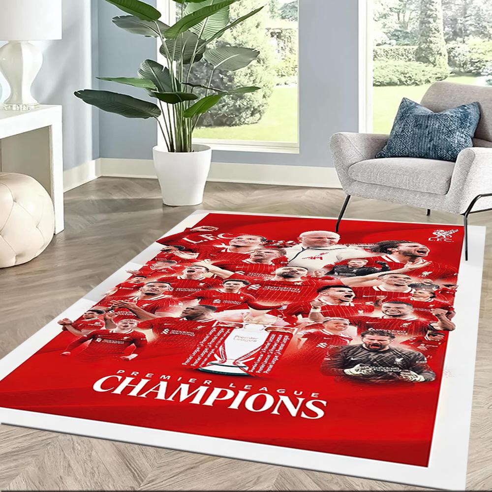 Liverpool Football Club Floor Mat Design For Kitchen Living Rooms Game Room Dining Room Antislip Carpet Anime Office Decor Best For Christmas