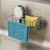 Stainless Steel Sponge Drainer Rack Hollowed Sponge Stand Sink Sponge Holder  Bathroom