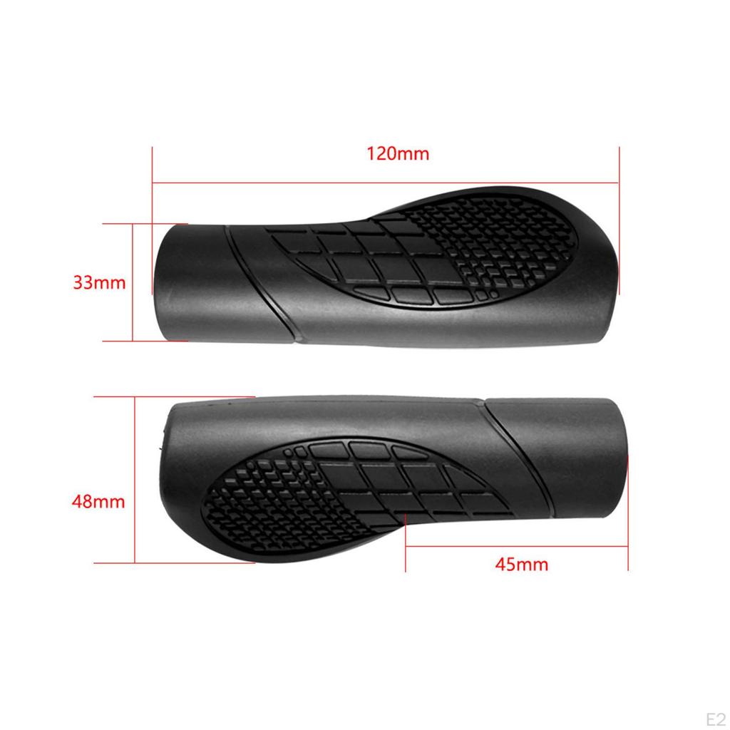 2x велосипедный руль, ручка, фиксированная шестерня, противоскользящая сменная резиновая крышка для рук