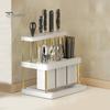 Стеллаж для хранения кухонных принадлежностей Органайзер Несколько отделений Съемные палочки для еды Ложки Полка для кухонной стойки