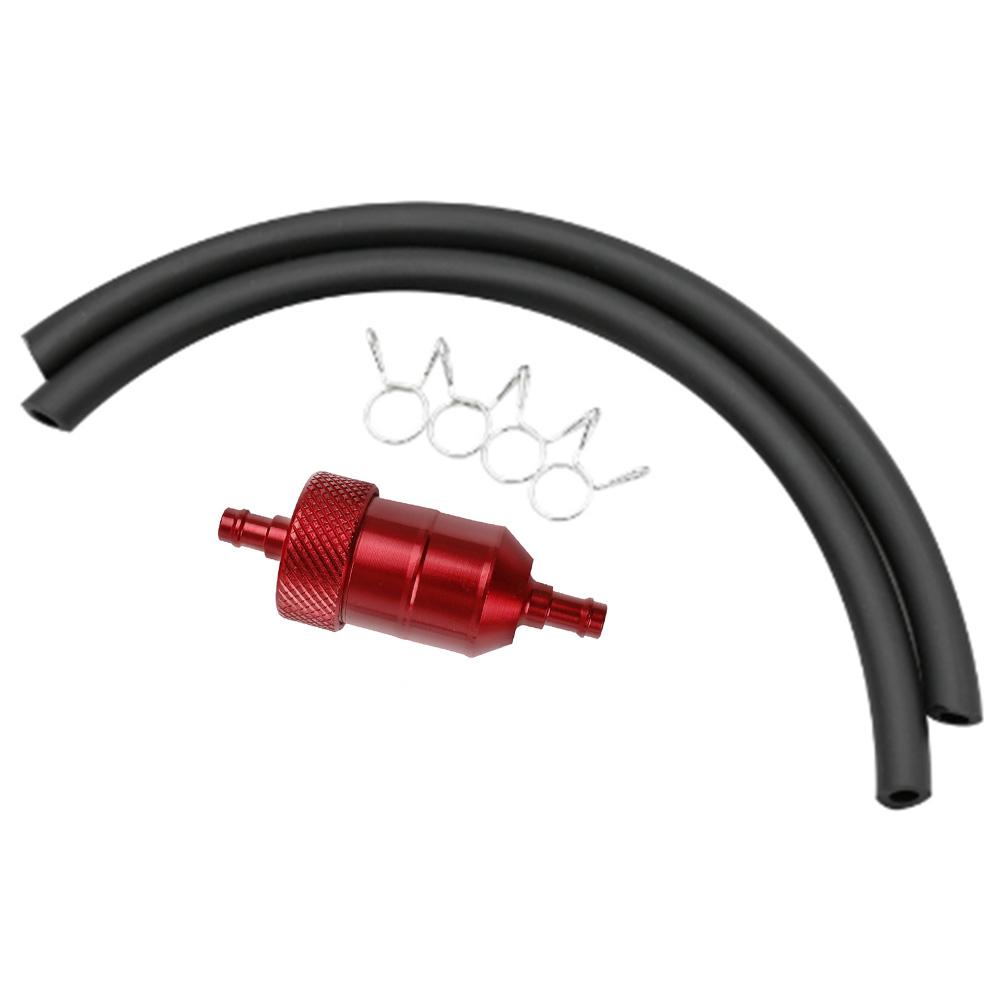 Aluminum Alloy Oil Filter for Motocross ATV Kart Dirt Bike Fits 8mm Fuel Systems Enhances Fuel Flow and Engine Performance