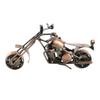 Metal Motorcycle Model Rotatable Wheels Cool Motorcycle Ornament for Home TV Cabinet Office Desk