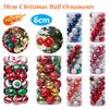 30PCS Christmas Balls Christmas Tree Pendant Ornaments Xmas Tree Hanging Pendant Christmas Decorations Navidad Gifts for Home