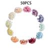 50PCS Artificial Silk Floral Flower Head Hydrangea Wedding Party Decor Craft DIY
