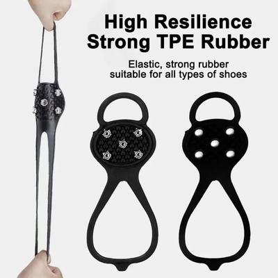 Уличные ледоступы кошки противоскользящие чехлы для обуви шипы цепи для ходьбы по снегу и ледяным дорогам зимнее альпинистское туристическое снаряжение