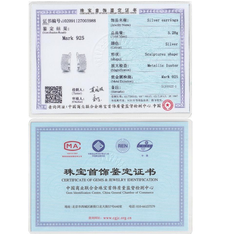 UMCHO Женские циркониевые серёжки с кристаллами в подарочной упаковке