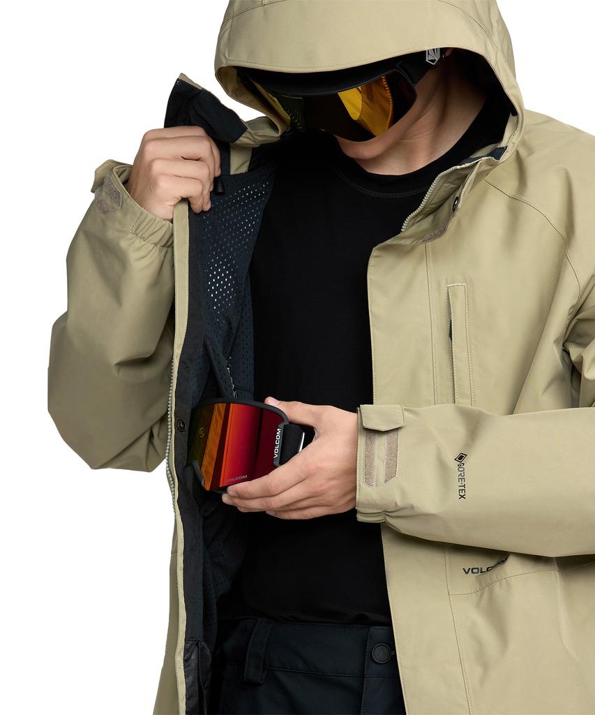Volcom Men'S Dua Gore-Tex Jacket (Moss Green)