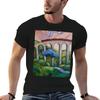 flying car T-Shirt Basic Crew Neck Short Sleeve Top